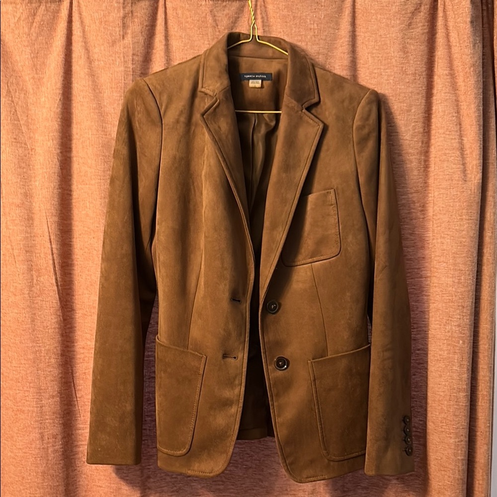 Tommy Hilfiger Brown Suede Blazer